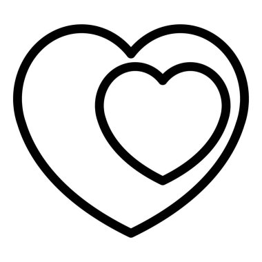 Kalp sağlığı ikonu ana hat vektörünü koru. Ev koronası