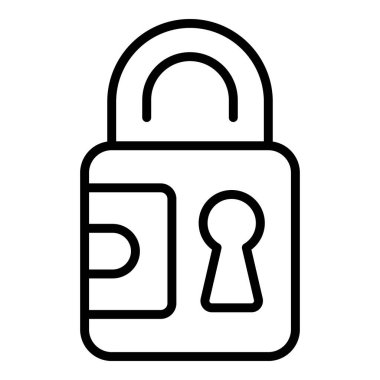 Koruma simgesi ana hatlarını kilitle. Kilidi kilitle