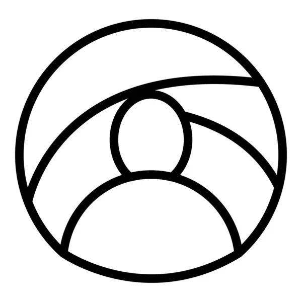 Ost Turban Symbol Umrissvektor. Indianerhut — Stockvektor