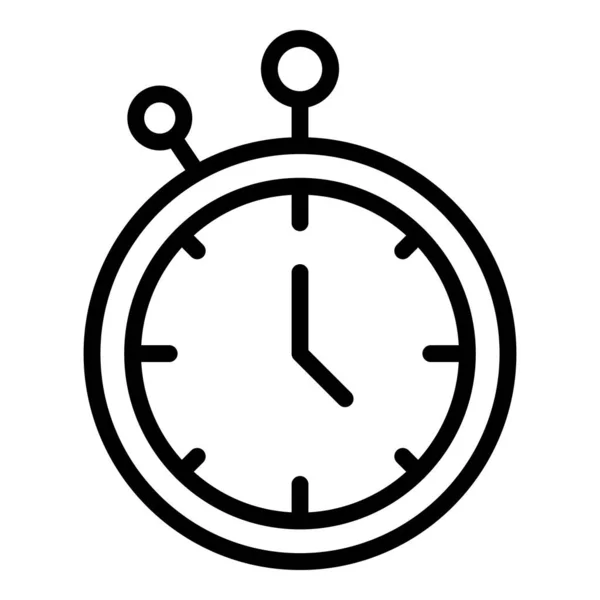 Icono de concentración de tiempo contorno vector. Calendario de negocios — Vector de stock