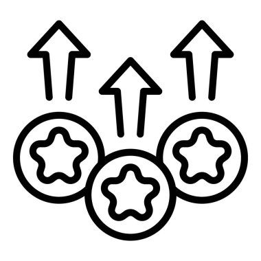 Derecelendirme ikonu ana hatlarını yükselt. Premium seviyesi