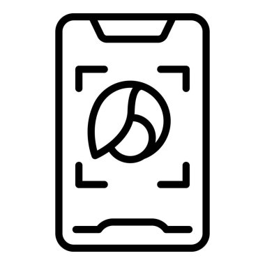 Hedef istemci simgesi ana hatları vektörü. Müşteri hedefi