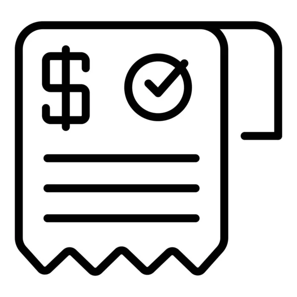 Verzending betaling pictogram schets vector. Leveringsgeld — Stockvector