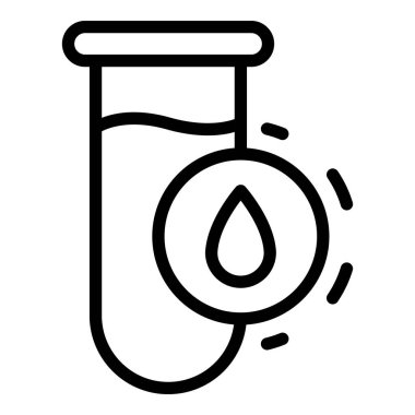 Kan testi tüpü dış hat vektörü. Tıbbi analiz