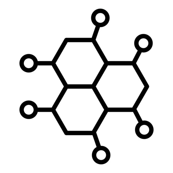 化学公式图标轮廓向量.实验室科学 — 图库矢量图片