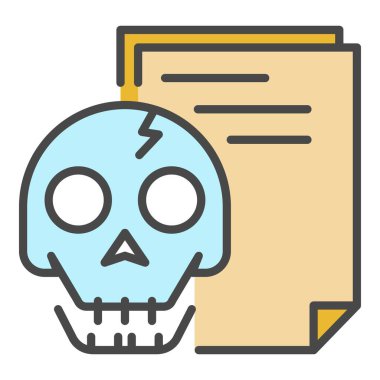 Belge simgesi renk ana hatlarını hackle