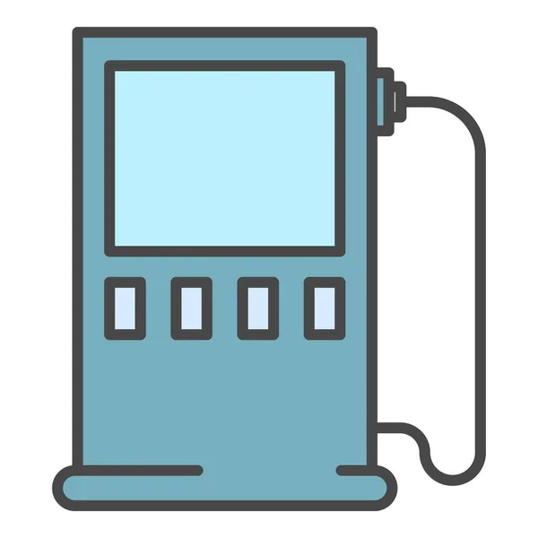 Ładowanie stacji energii ikona kolor zarys wektor — Wektor stockowy