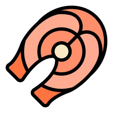 Ton balığı simge renk ana hatlarını keser