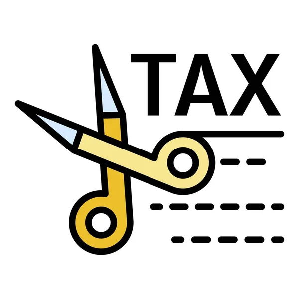 Налоговые ножницы — стоковый вектор