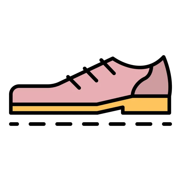 Bolos zapatos icono color contorno vector — Archivo Imágenes Vectoriales