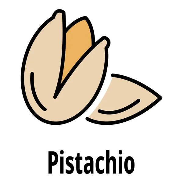 Διάνυσμα περίγραμμα εικονιδίου Pistachio — Διανυσματικό Αρχείο