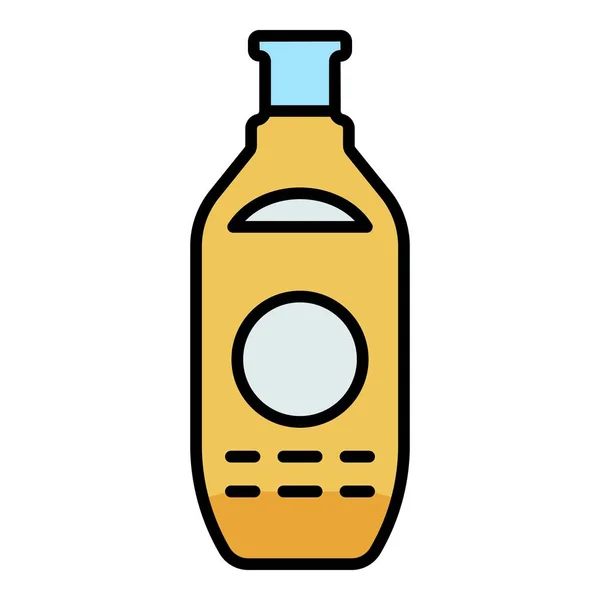 Extrato de mel ícone de spray vetor contorno de cor — Vetor de Stock