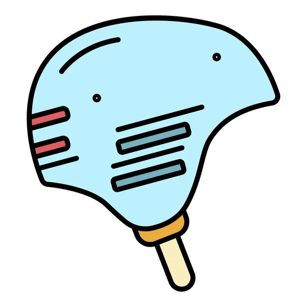 Vektor barvy ikon helmy Rafting — Stockový vektor