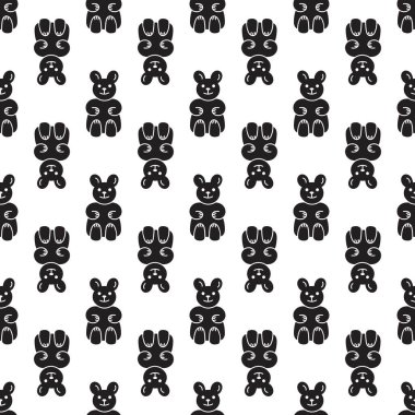 Şeker ayı desenli kusursuz vektör