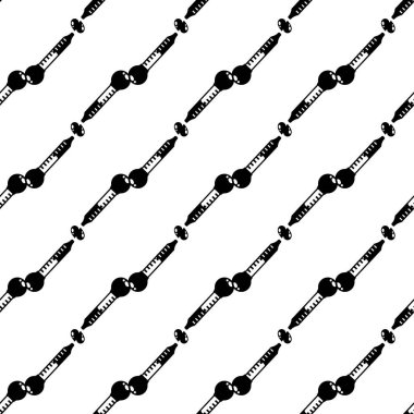 Cam pipet desenli kusursuz vektör