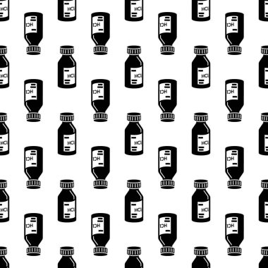 Hcl çözümleme şablonu pürüzsüz vektör