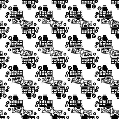 Hesap makinesi şablonu pürüzsüz vektör