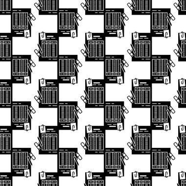 Finans tablosu kağıt deseni pürüzsüz vektör