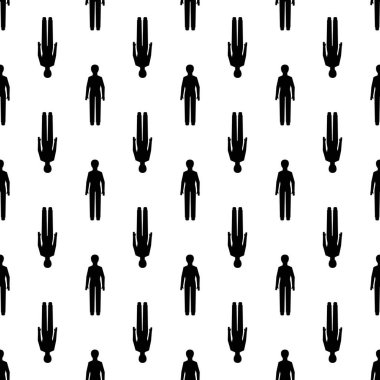 İnsan figürü desensiz vektör