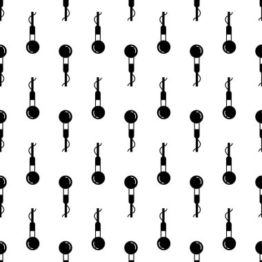 Hoparlör mikrofon deseni kusursuz vektör