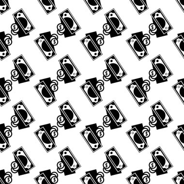 Rüşvet para şablonu kusursuz vektör