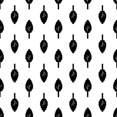 Eko ağaç desenli kusursuz vektör