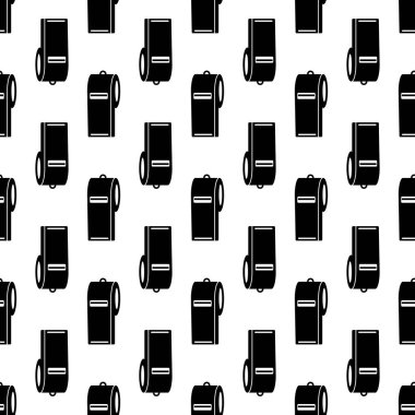 Polis ıslık desenli kusursuz vektör