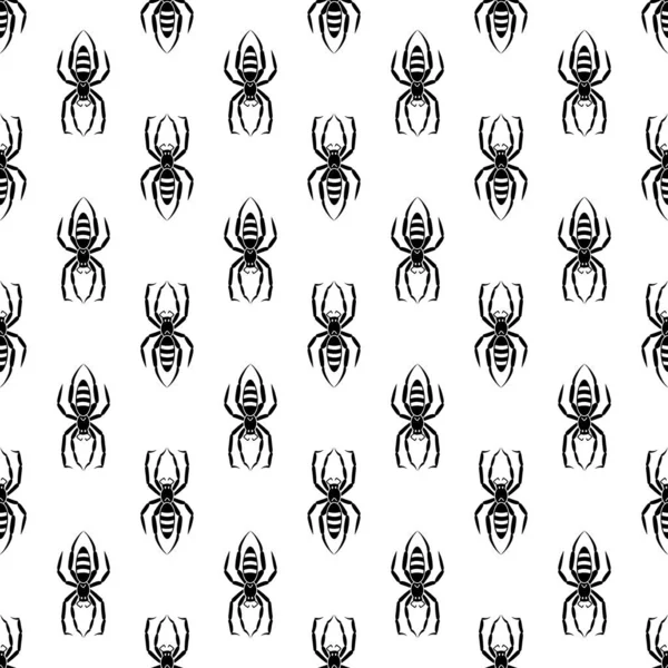 Κάμπια μοτίβο αράχνη αδιάλειπτη διάνυσμα — Διανυσματικό Αρχείο