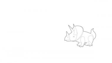 Triceratops simge canlandırması