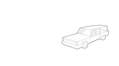 Cenaze arabası canlandırması