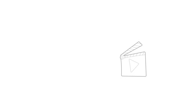 Slapstick pictogram animatie — Stockvideo