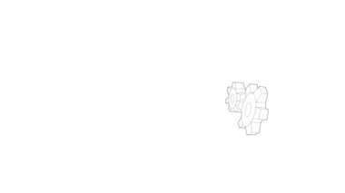 Cogwheel simge canlandırması