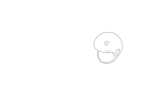 Segway helmet icon animation — Stock Video