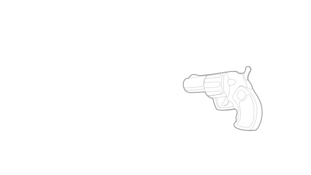 Animation icône pistolet — Video