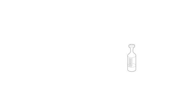 Vape verstuiver pictogram animatie — Stockvideo