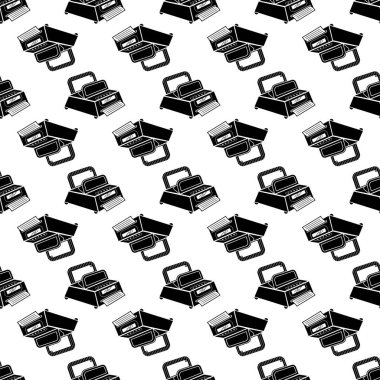 Faks makinesi desenli kusursuz vektör