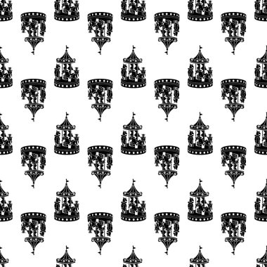 At atlıkarınca model sorunsuz vektör