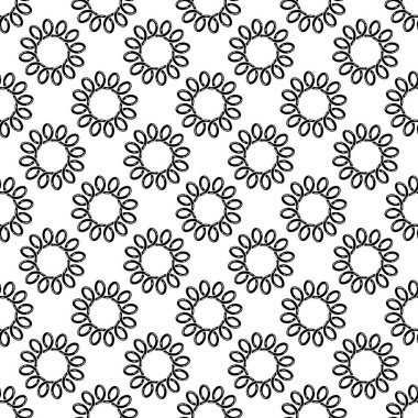 Yuvarlak kablo yay deseni dikişsiz vektör