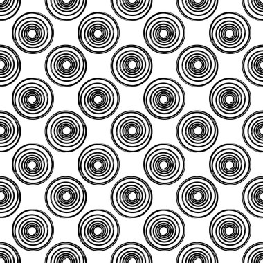 Şok yay şablonu kusursuz vektör