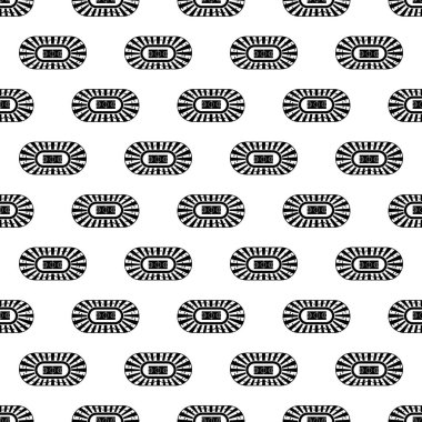 Futbol sahası üst görünüm deseni pürüzsüz vektör