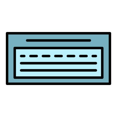 Çömlek dokusu simgesi renk ana hatları vektörü