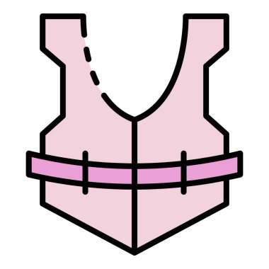 Deniz yeleği simgesi renk ana hatlarını kurtar