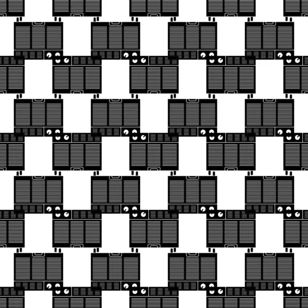 Raam airconditioner patroon naadloze vector — Stockvector