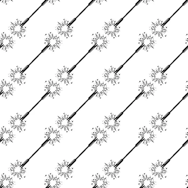 Brûlant motif scintillant vecteur sans couture — Image vectorielle