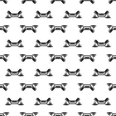 İHA desenli paketlenmemiş vektör