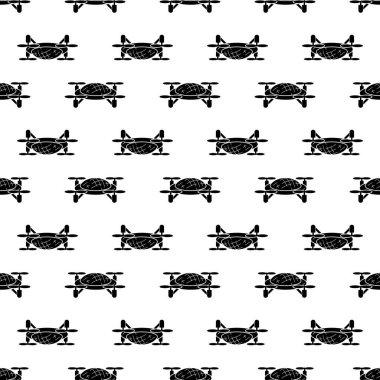 Robot İHA desenli kusursuz vektör