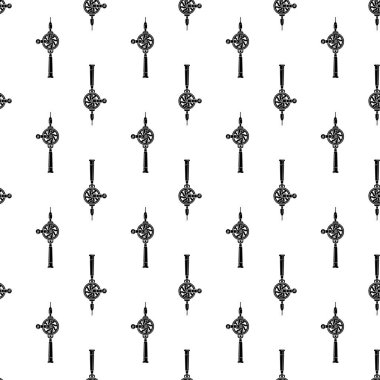 Elle delme aracı deseni dikişsiz vektör