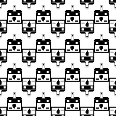 Tıbbi glukometre desenli kusursuz vektör