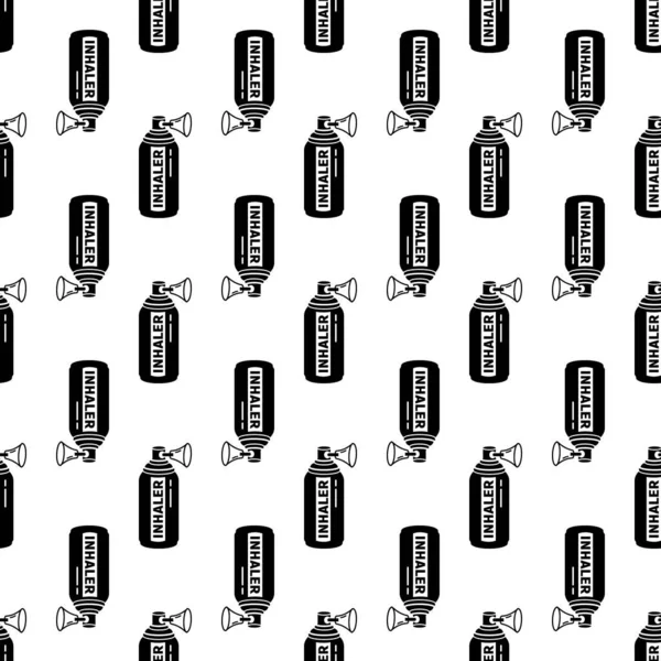 Spray inhaler pattern seamless vector — Stock Vector