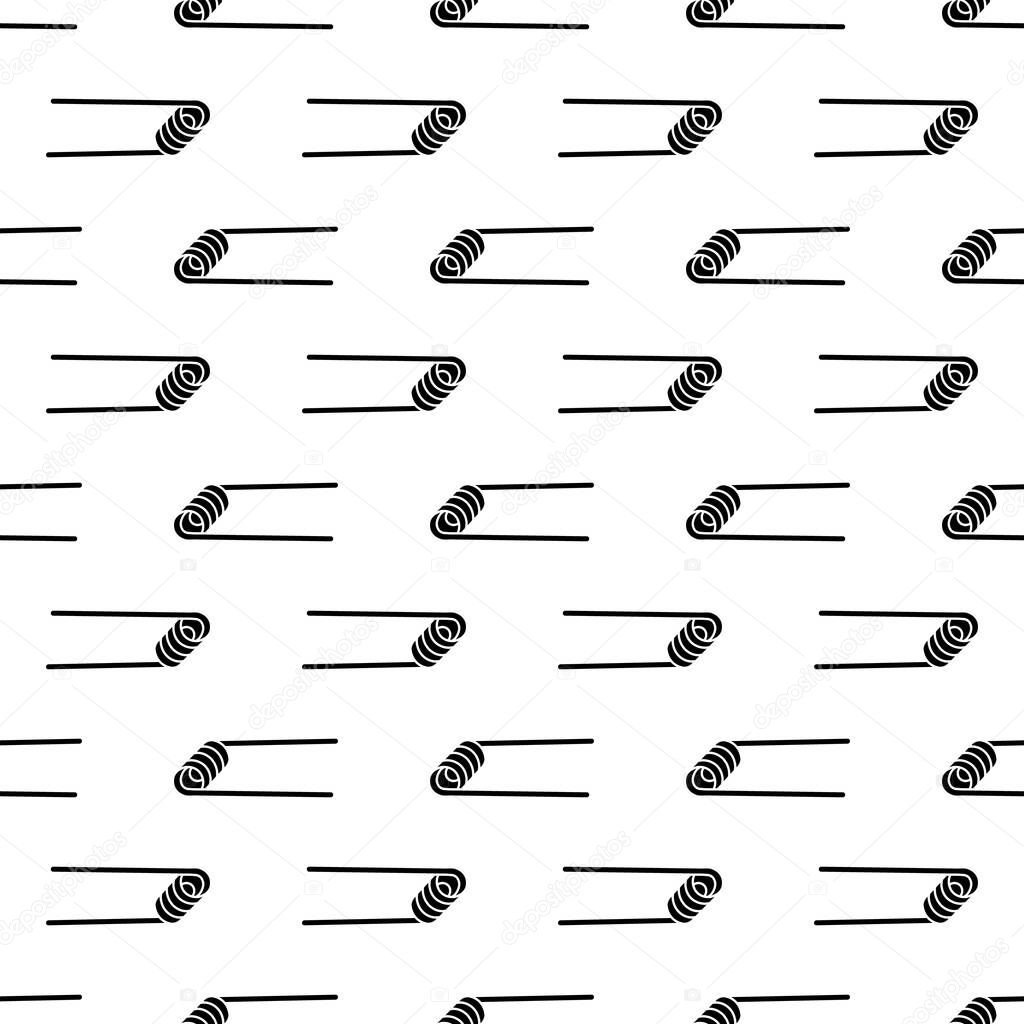 Spiral element cigarette pattern seamless background texture repeat wallpaper geometric vector